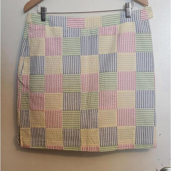 EP Pro Striped Skort with Pastel Hues - Picture 2 of 6